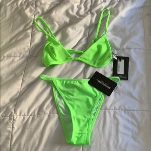 Pretty Little Thing neon bikini!